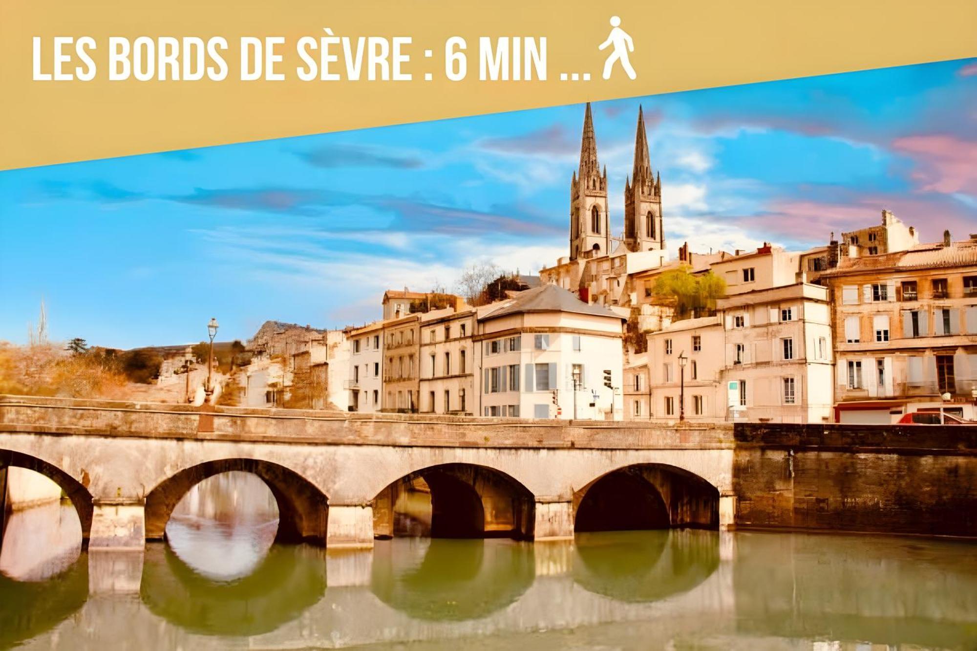 Appartamento Le Soul Heaven - Centre historique - Wifi et Netflix - Stationnement à proximité Niort Esterno foto